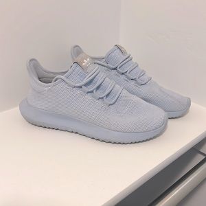 Pale blue / baby blue Adidas Tubular athletic shoes (Women’s size 5)